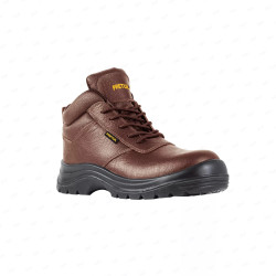 Bota de seguridad café, No.25, casquillo de poliamida, PRETUL