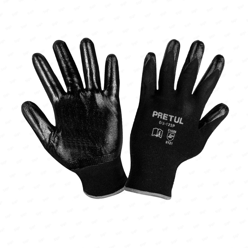 Guantes de Nylon Recubiertos de Nitrilo, G