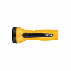 Linterna plástica de LED, 60 lm, recargable a granel, PRETUL