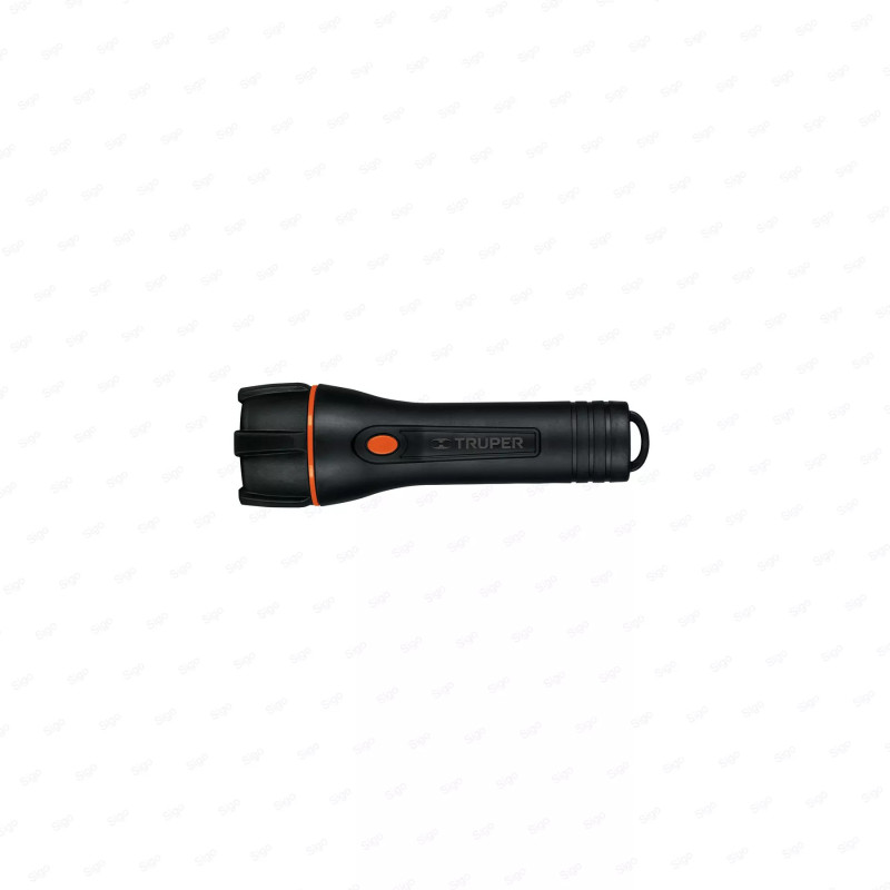 Linterna plástica 1 LED 180 lm con 2 pilas D, Truper