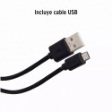 ‣ Linterna LED recargable 340 lm de aluminio | Truper