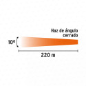 Linterna plástica de LED 300 lm, recargable, TRUPER