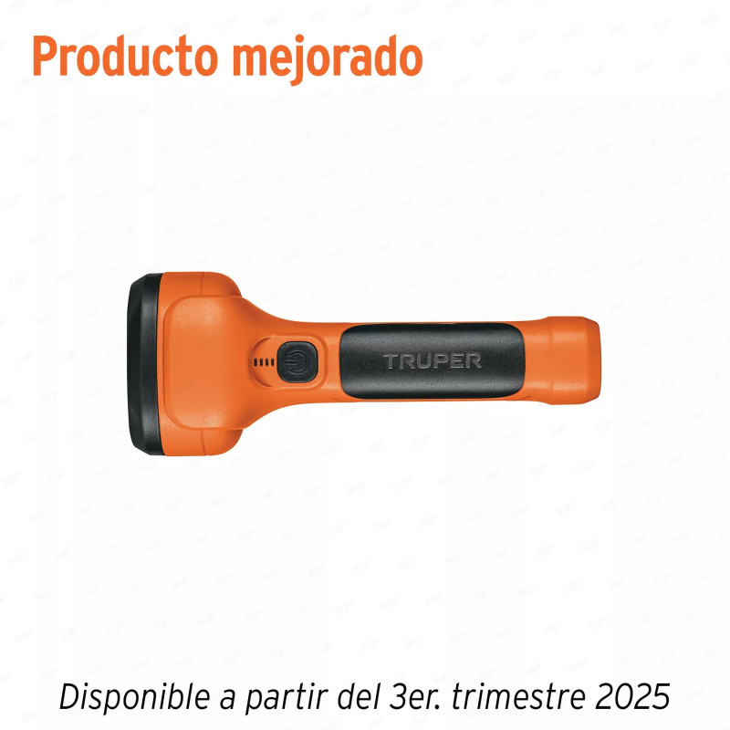 Linterna plástica de LED 350 lm, recargable, TRUPER
