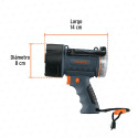 Linterna reflectora LED 300 lm recargable, TRUPER