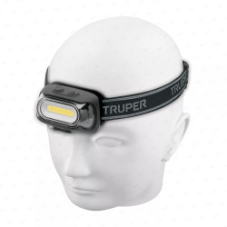 Linterna de minero LED 350 lm con sensor, recargable, TRUPER