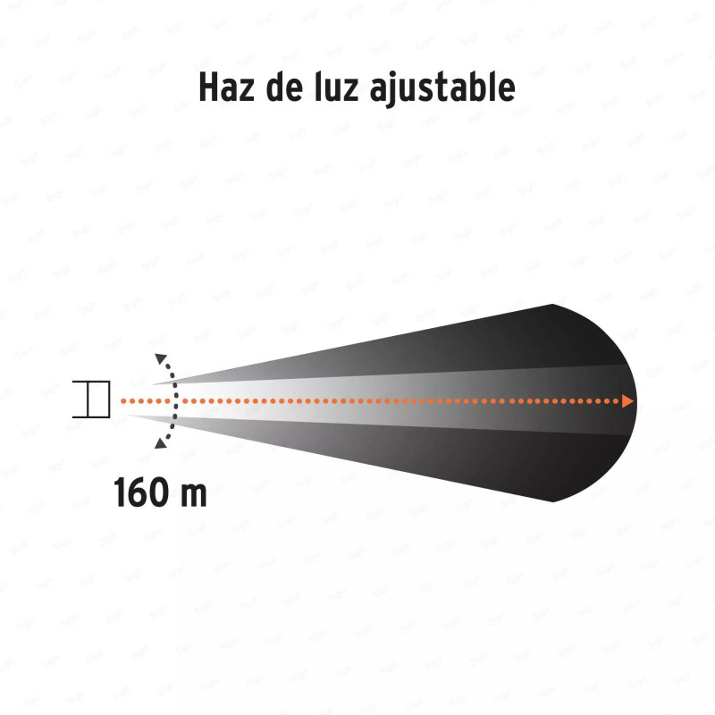 Linterna de minero LED 430 lm, recargable, TRUPER EXPERT