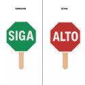 ‣ Paleta Señalización ALTO/SIGA Letras Grandes... | SIGO