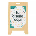 ‣ Caballeta de Madera Publicitaria 28"x40" | SIGO