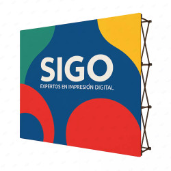 ‣ Pared Promocional Recta Ideal en Guatemala | SIGO