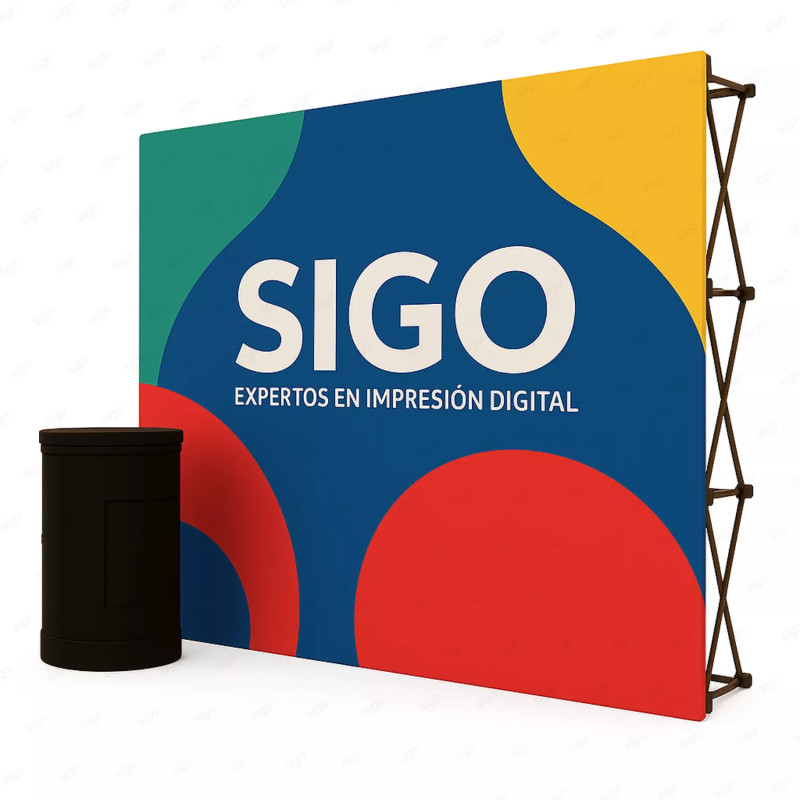 ‣ Pared Promocional Recta Ideal en Guatemala | SIGO