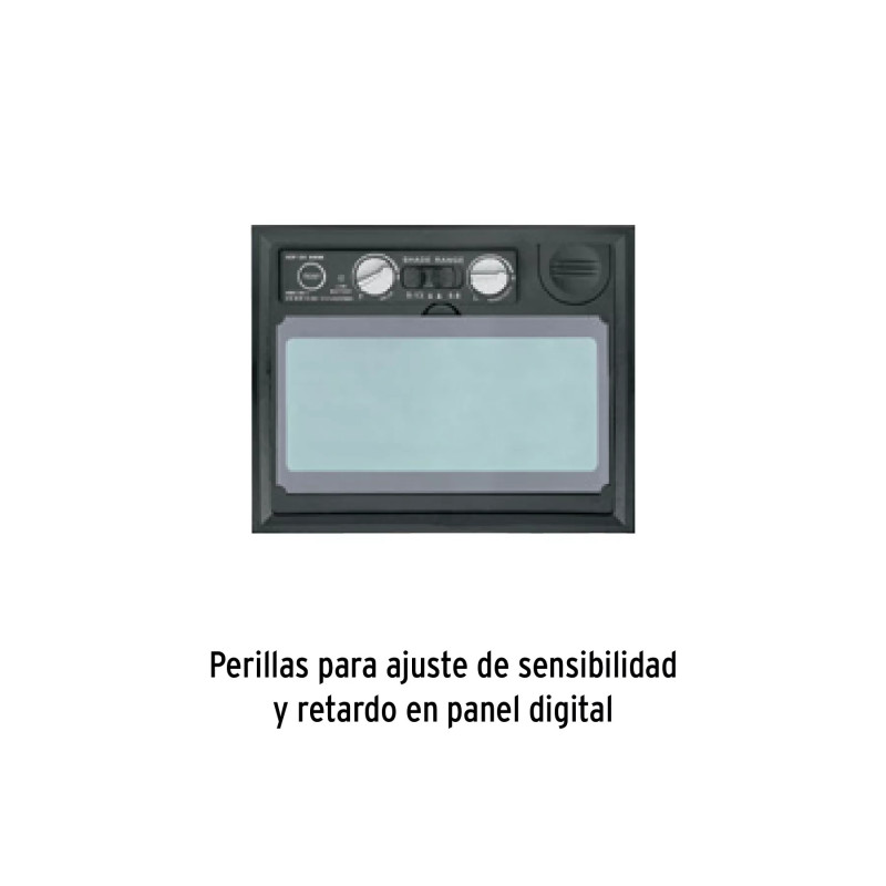 Careta Electrónica Para Soldar | Profesional, Sombra 9 a 13