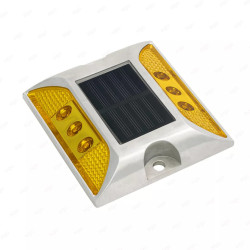Vialeta Solar de Aluminio Luz Amarilla
