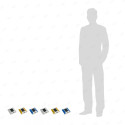‣ Vialeta Solar Aluminio Luz Azul... | SIGO