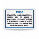 Señal de aviso acceso restringido se necesita autorización | SIGO Guatemala