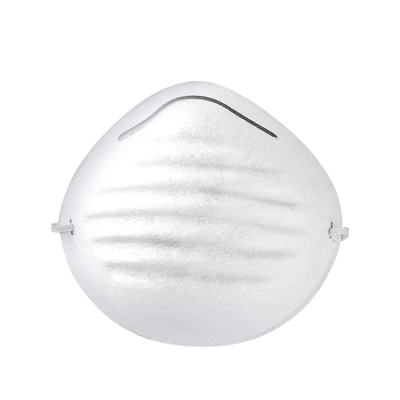 Blíster con 10 cubrebocas para polvos tipo concha, Truper