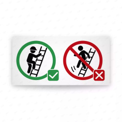 ‣ Rótulo Correcto Uso de Escaleras | SIGO