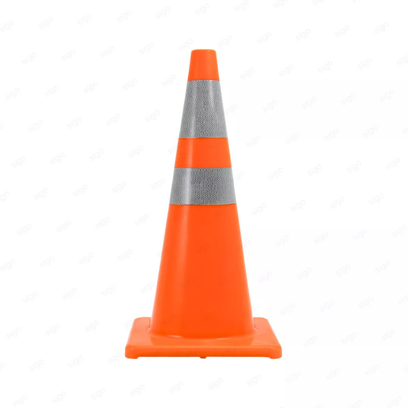 Cono Vial Tráfico | Naranja 71 cm