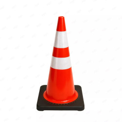 Cono Vial de Tráfico | Naranja 28″