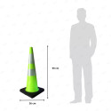 Cono Vial de Tráfico | Verde de 36"