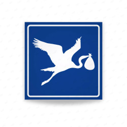 ‣ Rótulo Mujeres Embarazadas Reflectivo | SIGO