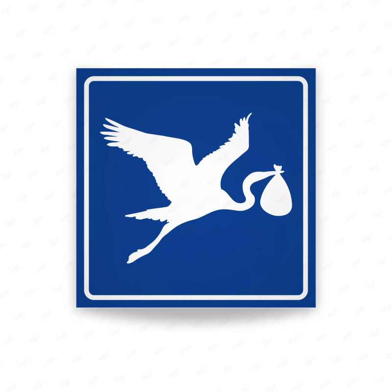 ‣ Rótulo Mujeres Embarazadas Reflectivo | SIGO