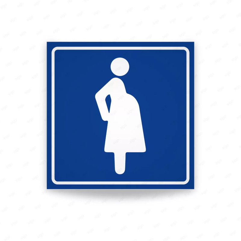 ‣ Rótulo Estacionamiento Embarazadas Reflectivo | SIGO