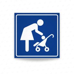 ‣ Rótulo Madres con Bebés Reflectivo | SIGO