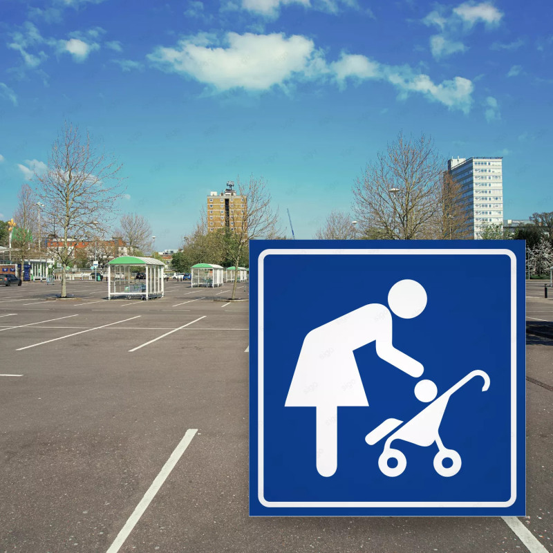 ‣ Rótulo Madres con Bebés Reflectivo | SIGO