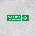 ‣ Rótulo Salida Emergencia Flecha Derecha | SIGO