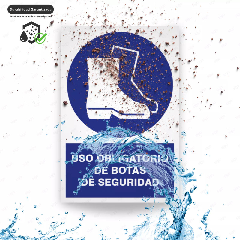 ‣ Uso obligatorio de botas de seguridad | SIGO