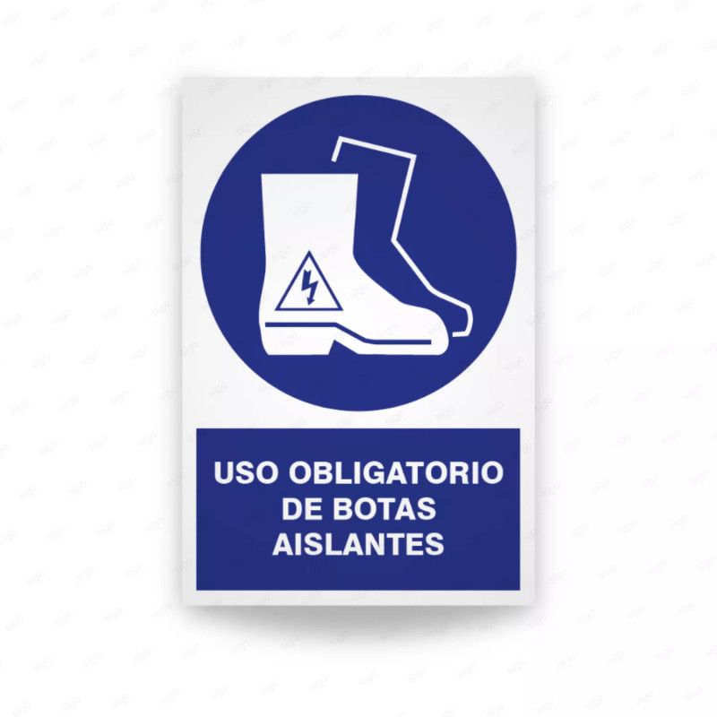 ‣ Uso obligatorio de botas aislantes | SIGO
