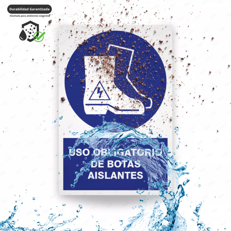 ‣ Uso obligatorio de botas aislantes | SIGO