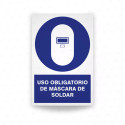 ‣ Uso obligatorio: Máscara de Soldar | SIGO