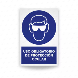 ‣ Uso obligatorio: protección ocular Rótulo... | SIGO
