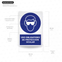 ‣ Uso obligatorio: protección ocular Rótulo... | SIGO