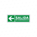 ‣ Rótulo Salida Emergencia Izquierda... | SIGO