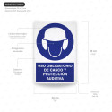 ‣ Rótulo Obligatorio: Casco y Protección Auditiva | SIGO