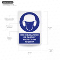 ‣ Rótulo Obligatorio: Casco y Protección Auditiva | SIGO