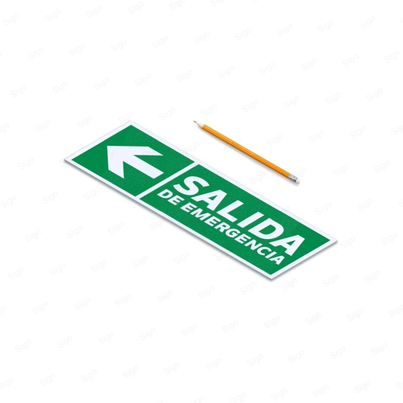 ‣ Rótulo Salida Emergencia Izquierda... | SIGO