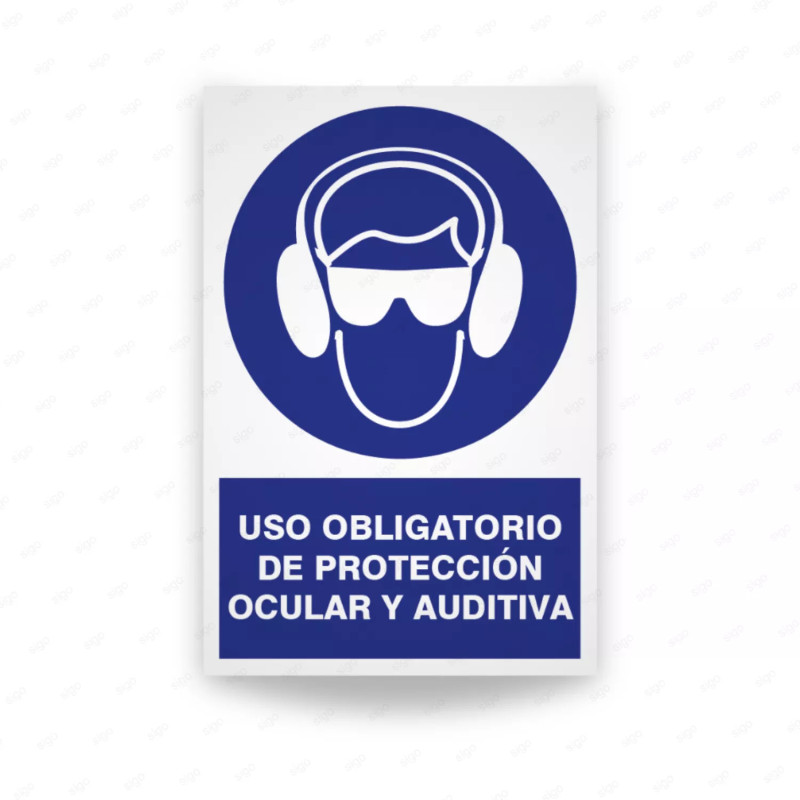 ‣ Rótulo Obligación: Uso Protección Ocular/Auditiva | SIGO