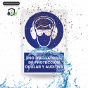 ‣ Rótulo Obligación: Uso Protección Ocular/Auditiva | SIGO