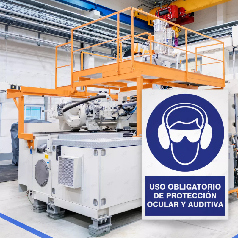 ‣ Rótulo Obligación: Uso Protección Ocular/Auditiva | SIGO