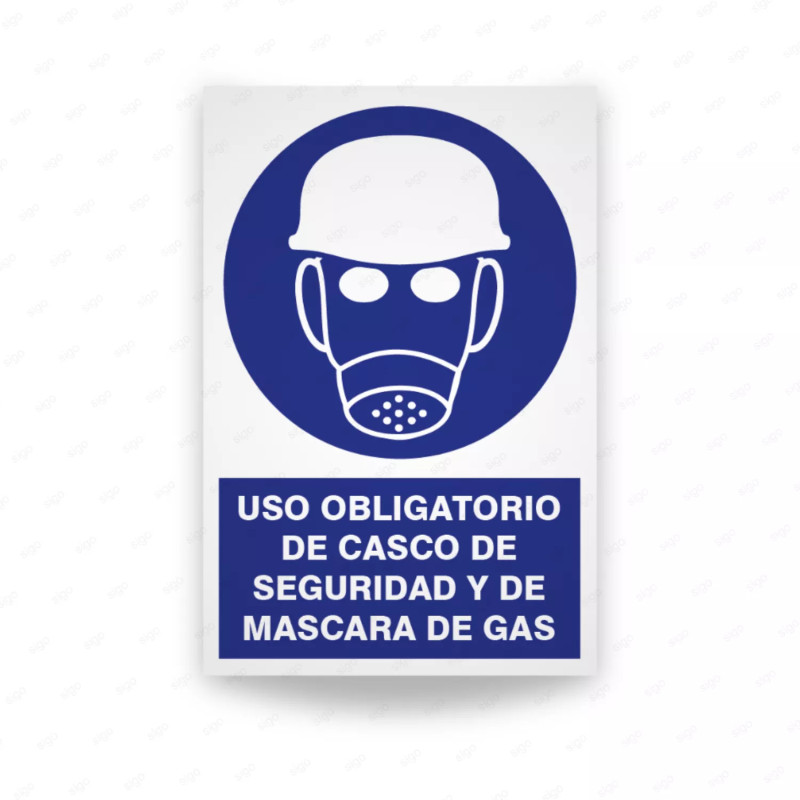 ‣ Uso de casco y máscara: Rótulo obligatorio | SIGO