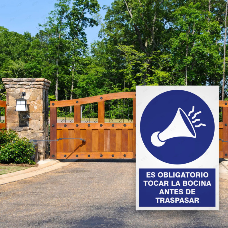 ‣ Rótulo: Obligación de tocar bocina | SIGO