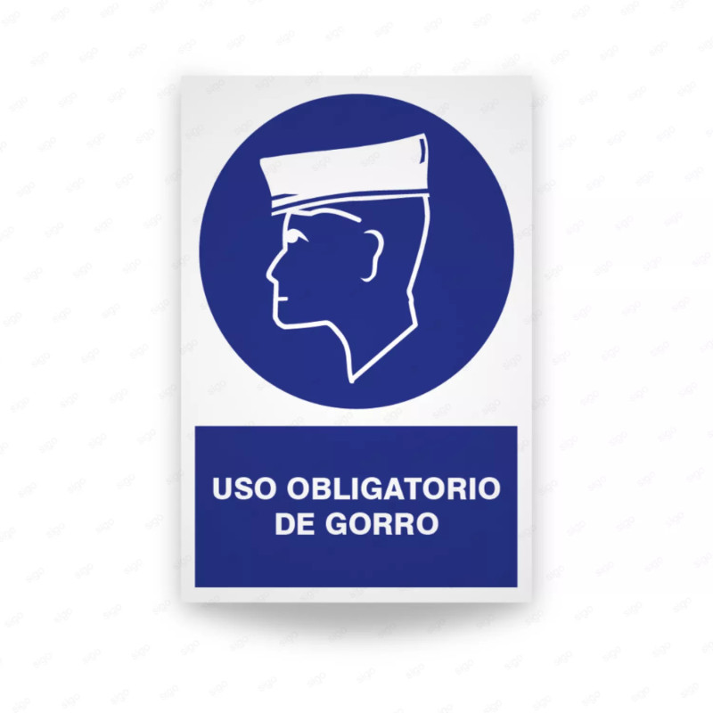 ‣ Uso obligatorio de gorro - Rótulo de Oblig... | SIGO