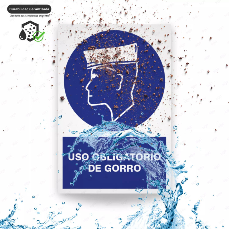 ‣ Uso obligatorio de gorro - Rótulo de Oblig... | SIGO