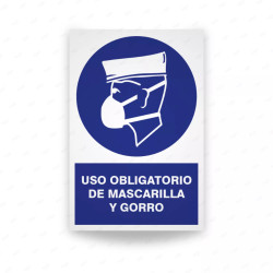 ‣ Uso obligatorio: mascarilla y gorro | SIGO