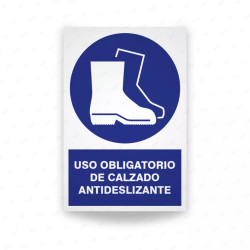 ‣ Rótulo: Uso de calzado antideslizante... | SIGO