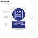 ‣ Rótulo Obligación - Elevador carga mercancías... | SIGO