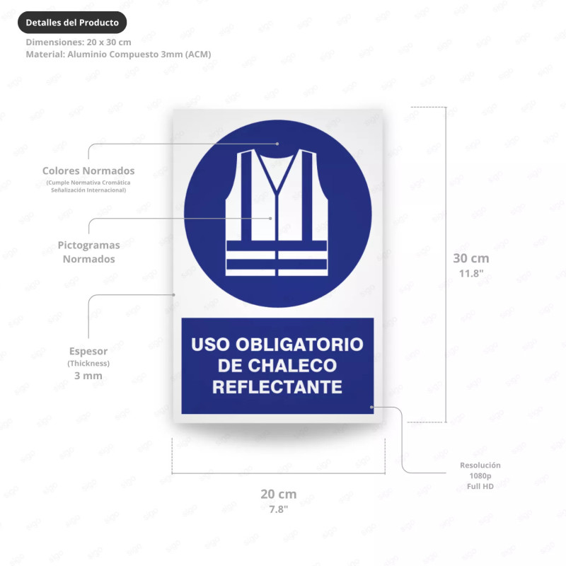 ‣ Uso obligatorio de chaleco reflectante... | SIGO